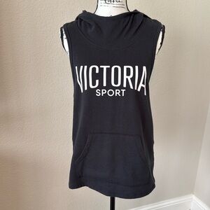 Victoria’s Secret Sport. Sleeveless race back sweatshirt hoodie. Size small
